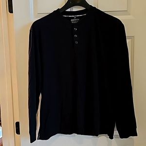 American Worker Long Sleeve T-shirt, XXL, Black